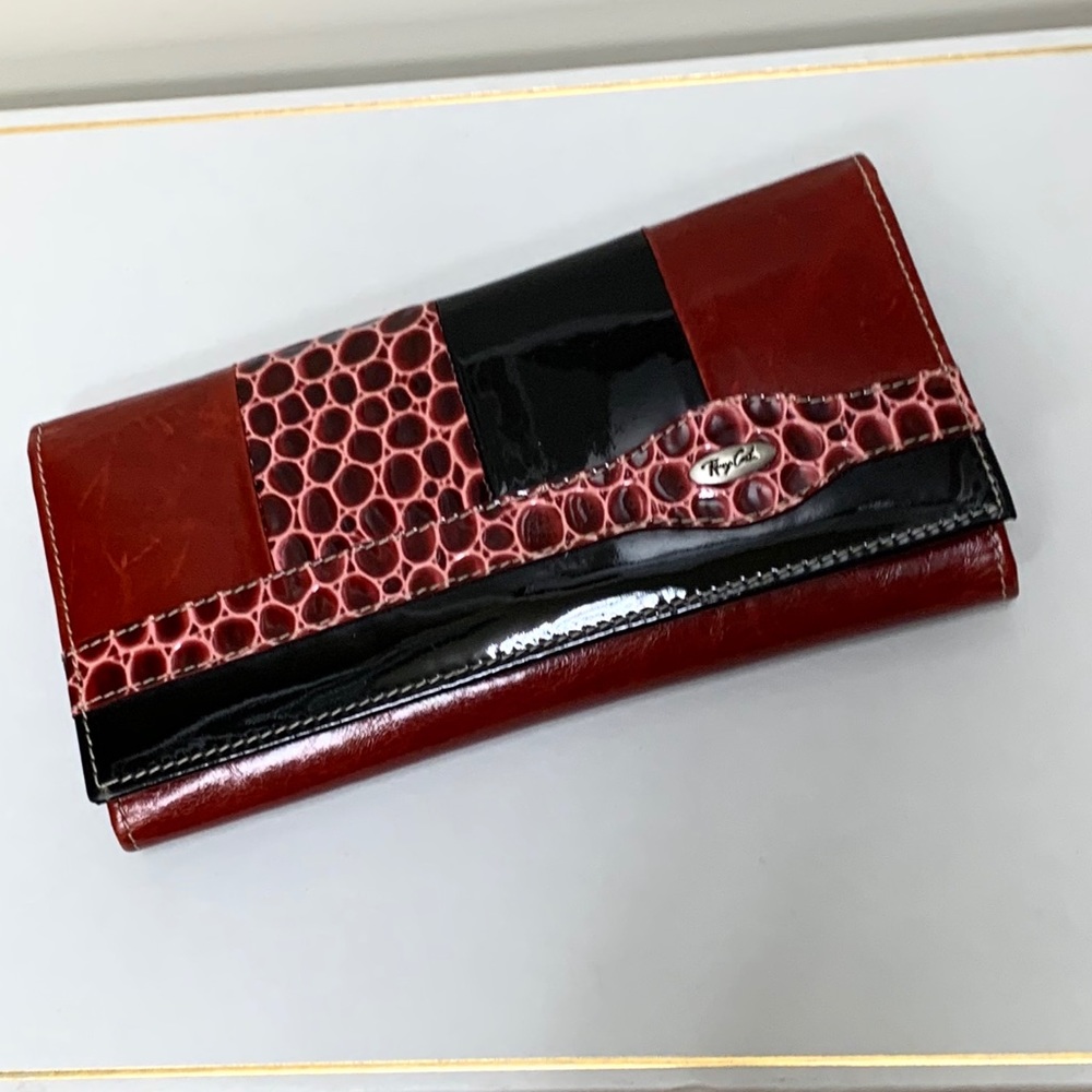 ❤️ Croc Leather wallet